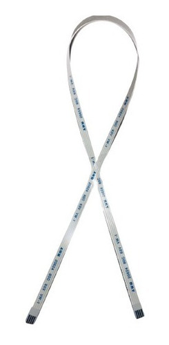 1 Cabo Flat 4 Vias 25cm - Compatível  Para Touch Painel Lexmark X656de