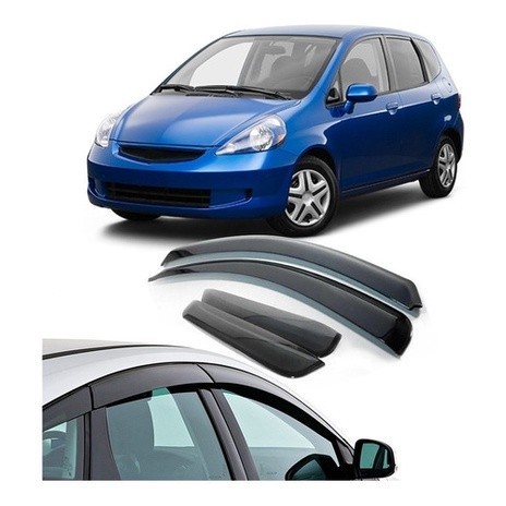 Calha de Chuva Defletor Honda Fit 2003 a 2008 4 Portas Ecoflex
