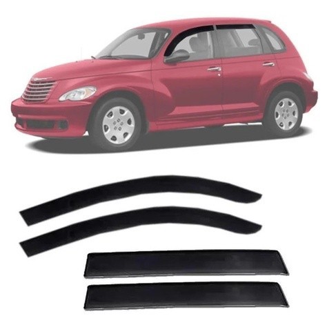 Calha de Chuva Defletor Chrysler PT Cruiser 4 Portas Ecoflex
