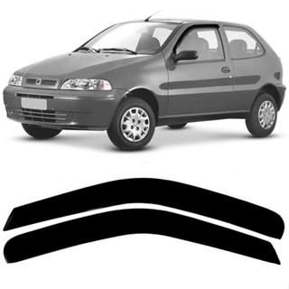 Calha Defletor De Chuva Para Palio 2 Portas 1996 A 2016 em Oferta na Shopee
