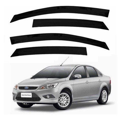 Defletor Calha de Chuva Focus Hatch 2010 2011 2012 2013 4 Portas Ecoflex