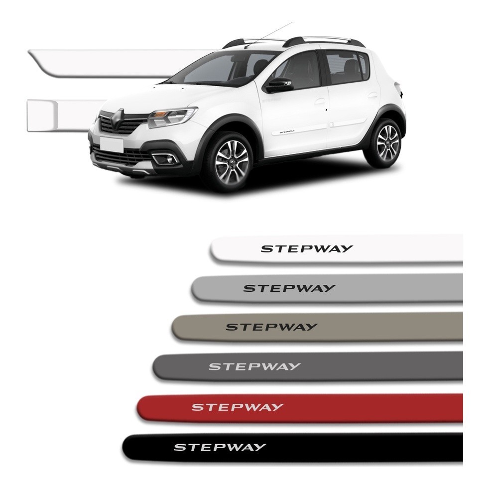 Friso Lateral Renault Sandero Stepway Escolha Aqui Sua Cor