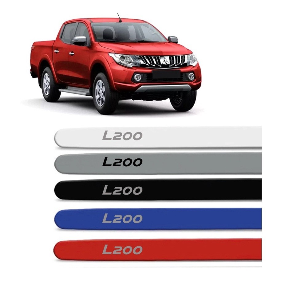 Friso Lateral Mitsubishi L200 Triton 2007 A 2023 Cor Carro