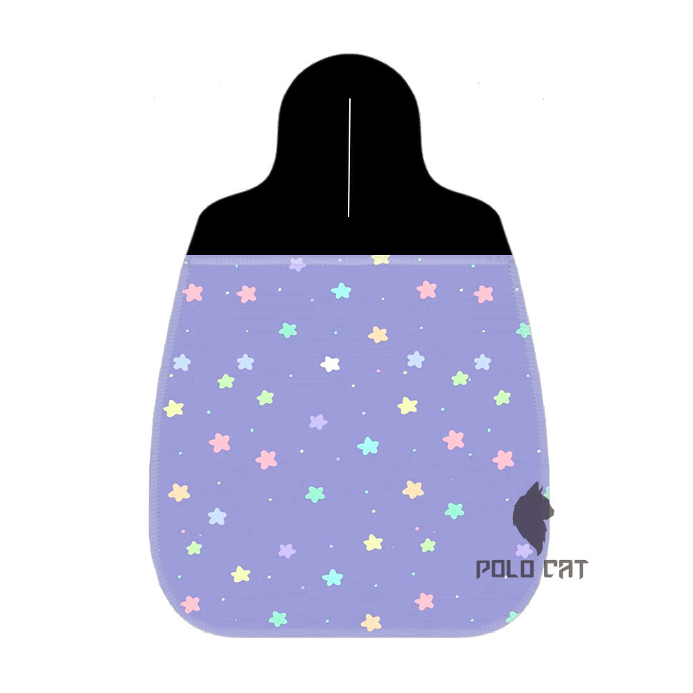 Lixocar para Carro Automovel Limpeza Personalizado Neoprene 2mm Grosso Estrelas Coloridas