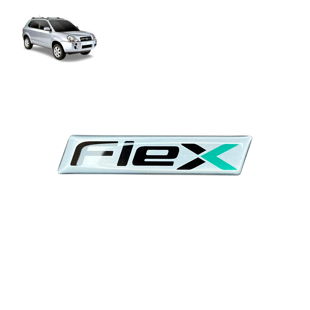Adesivo Flex Resinado da Tucson 2011 em diante