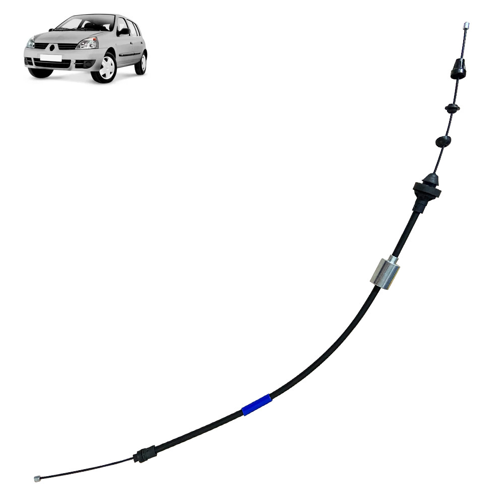 Cabo Embreagem Clio Symbol Motor 1.0 8v 16v Ano 1999 2000 2001 2002 2003 2004 2005 2006