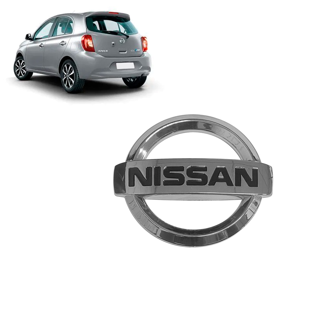 Emblema Logo Traseiro Do Porta-mala  Mala Nissan March Todos