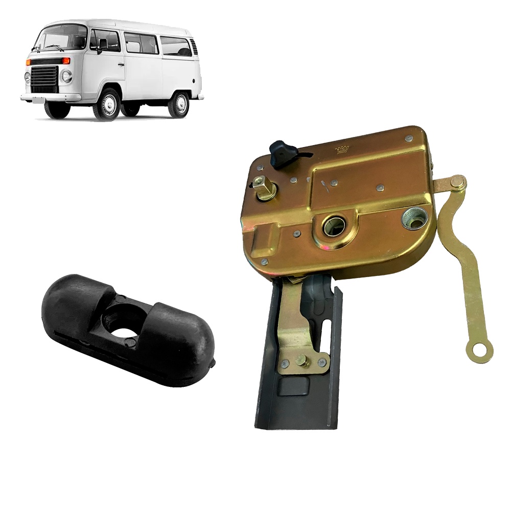 Kit Fechadura Batedor Porta Do Meio Kombi 1997 1998 1999 2000 2001 2002 2003 a 2013 Com Trava