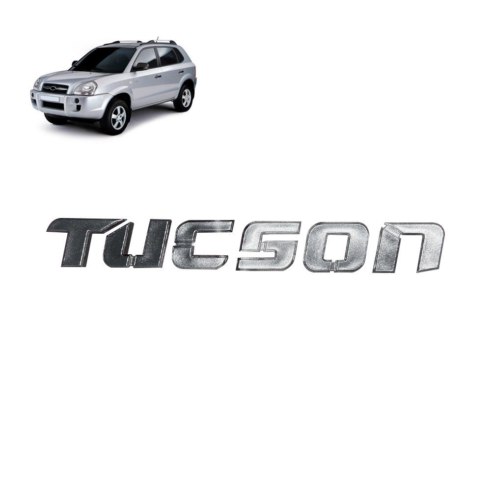 Emblema Logo Letreiro Compatível Com Hyundai Tucson 2006 Em Diante