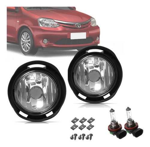 Farol Auxiliar Neblina Milha C Suporte Etios 2012 A 2021 em Oferta na Shopee