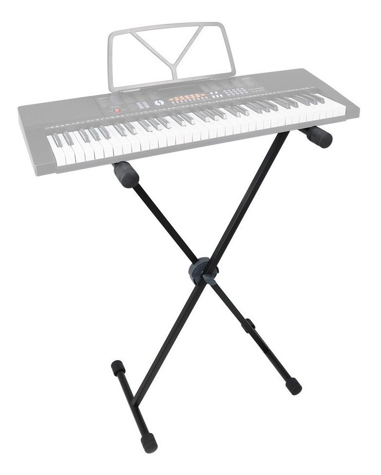 Suporte Estante Teclado E Piano Ask X10 Regulável Cor Preto