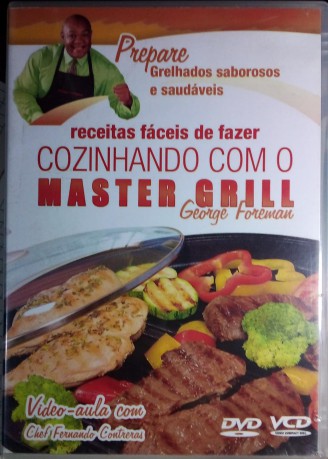 📀 DVD Receitas Fáceis de Fazer - Cozinhando com o Master Grill George Foreman -  DVD NECESSARIO COMPATIVEL VCD.