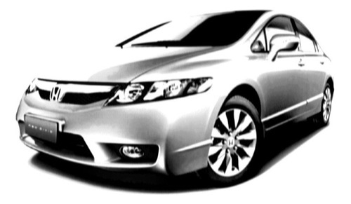 Conjunto Borracha Acabamento Para-brisa New Civic 20062016