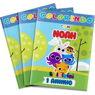 Livro de colorir Bolofofos Lembrancinha personalizada em Oferta na Shopee