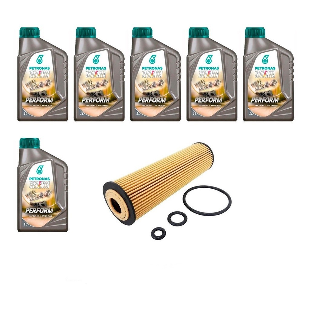 Kit Troca Óleo Selenia 5w40 Mercedes Clc200 1.8 2008/2011 em Oferta na Shopee