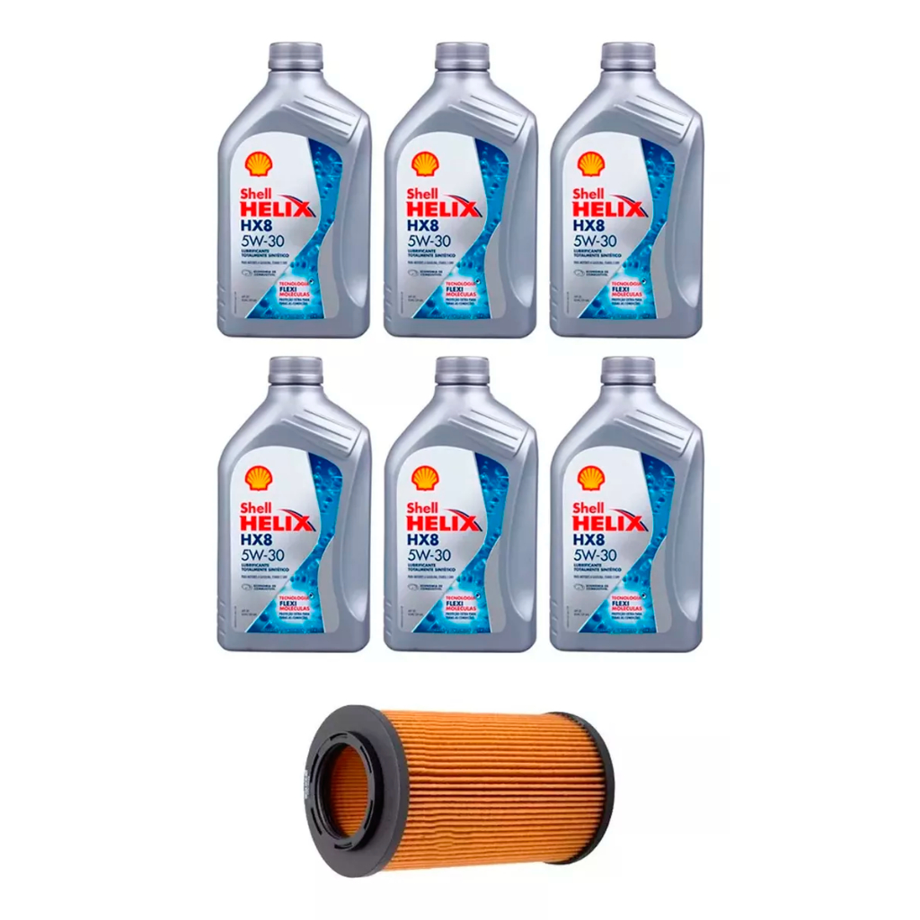 Kit Troca Óleo Shell 5w30 Hyundai Azera 3.3 V6 2006/2011 em Oferta na Shopee