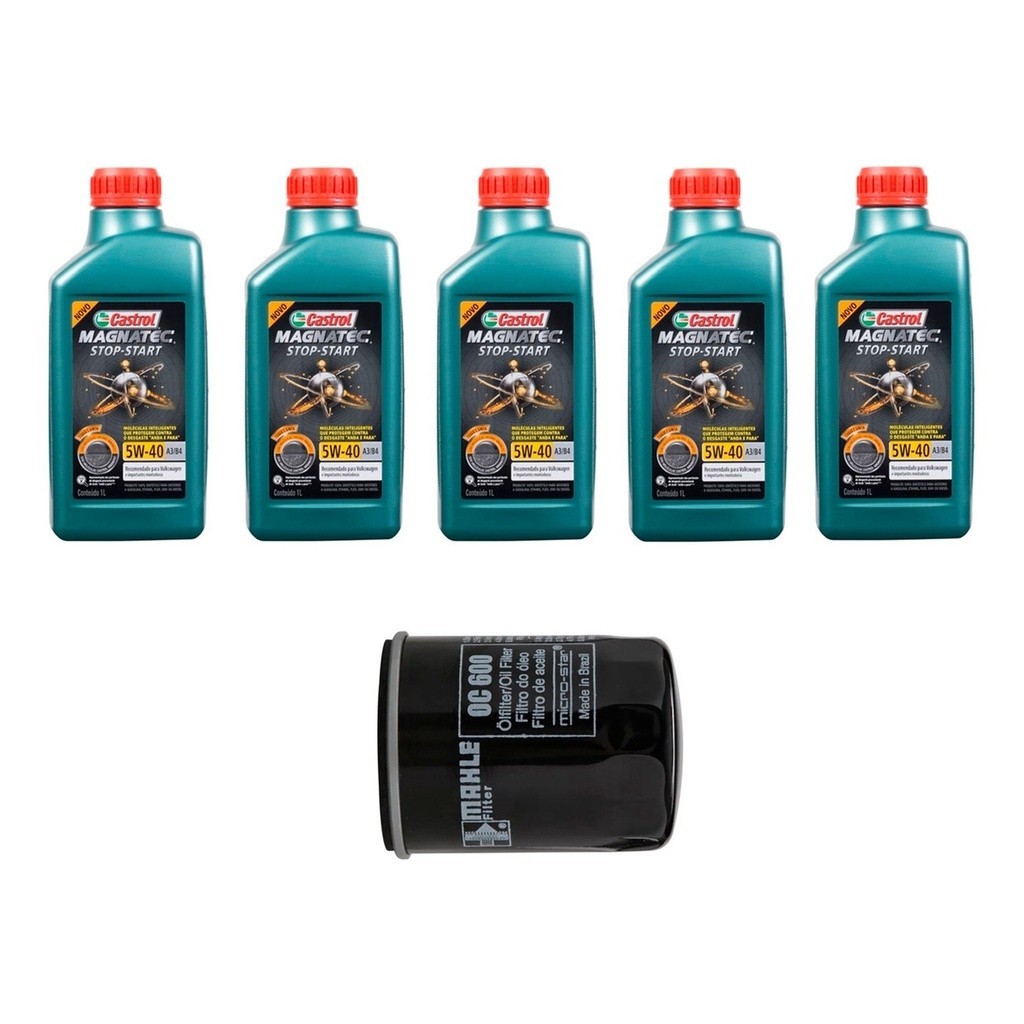 Kit Troca Óleo Castrol 5w40 Hyundai I30 2.0 2007/2012