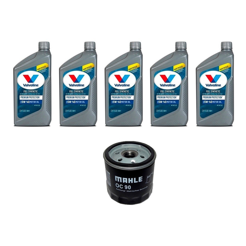 Kit Troca Óleo Valvoline 5w40 Gm Blazer 2.4 Flex 2004/2012