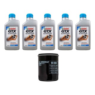 Kit Troca Óleo Castrol 15w40 Pajero Gls Glx Glz 3.5 93/06 em Oferta na Shopee