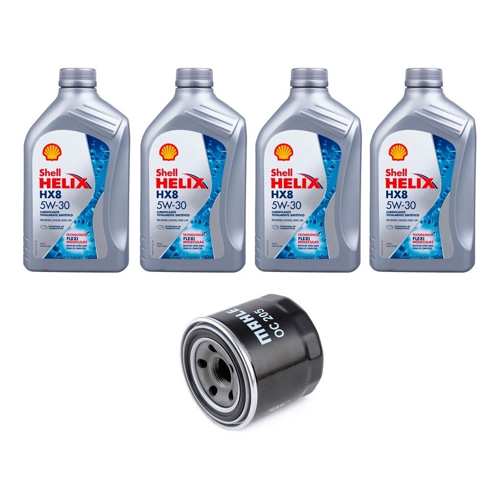 Kit Troca Óleo Shell 5w30 Hyundai Creta 1.6 2017/ em Oferta na Shopee