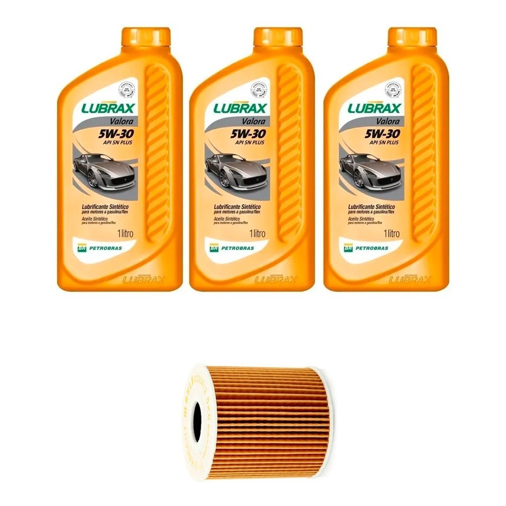 Kit Troca Óleo Lubrax 5w30 Citroen Aircross 1.5 2016/2017 em Oferta na Shopee