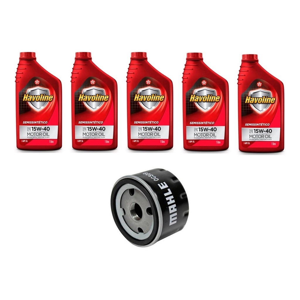 Kit Troca Óleo Havoline 15w40 Renault Clio 1.6 2001/2009 em Oferta na Shopee