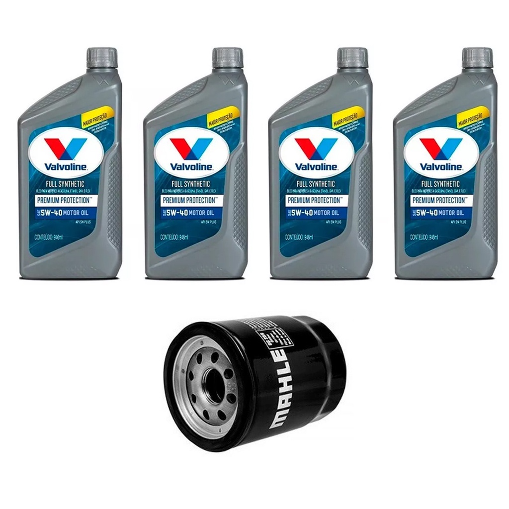 Kit Troca Óleo Valvoline 10w40 Honda Civic 1.6 16v 1992/2000