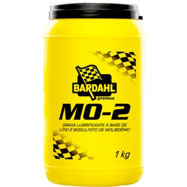 GRAXA LUBRIFICANTE MINERAL A BASE DE LITÍO E BISSULFETO DE MOLIBDÊNIO BARDAHL MO-2