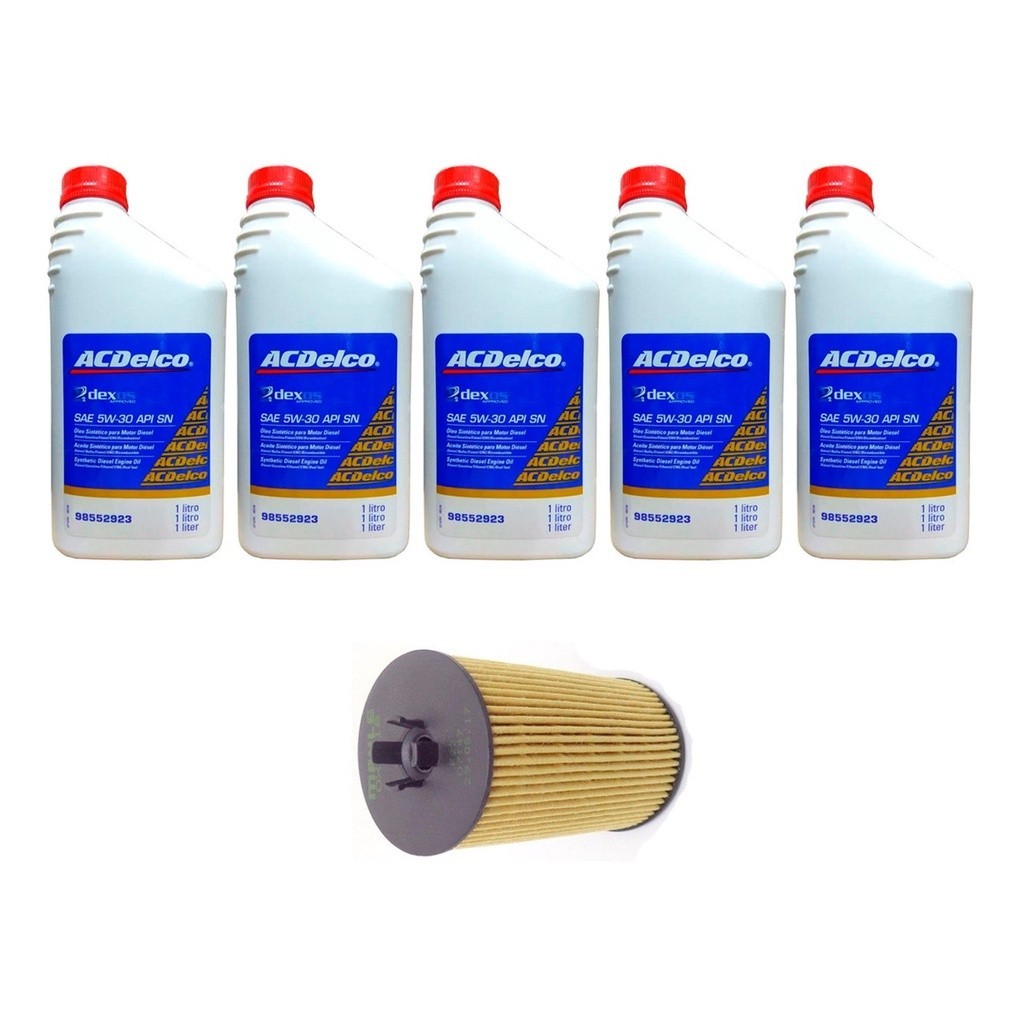 Kit Troca Óleo Acdelco 5w30 Cruze Sport 6 1.8 Ecotec 12/16 em Oferta na Shopee