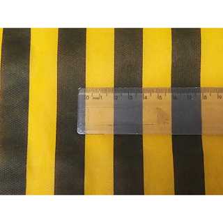 TNT Estampado Mewi Listrado Preto com Amarelo 1 m x 1,40 m de largura - 1101 em Oferta na Shopee