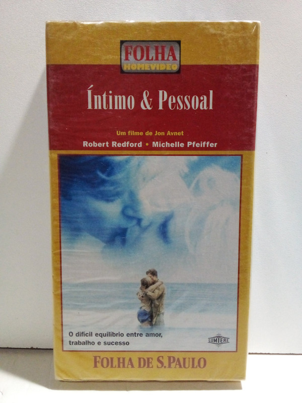 Fita Vhs Íntimo & Pessoal - Lacrada - Robert Redford - Michelle Pfeiffer - St24 - Ag25