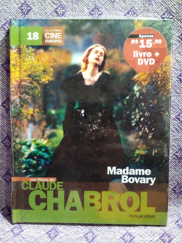 Dvd Madame Bovary - Claude Chabrol - Lacrado - Coleção Folha Cine Europeu Vol. 18 - St24 - Ag25