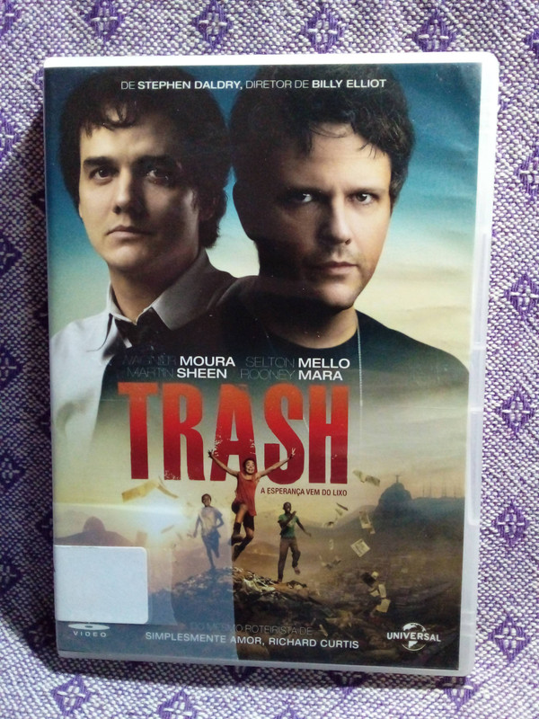Dvd Trash - Stephen Daldry - Selton Mello - Wagner Moura - St24 - Ag25