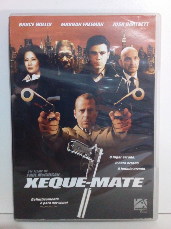 Dvd Xeque-Mate - Bruce Willis - Morgan Freeman - St24 - Ag25