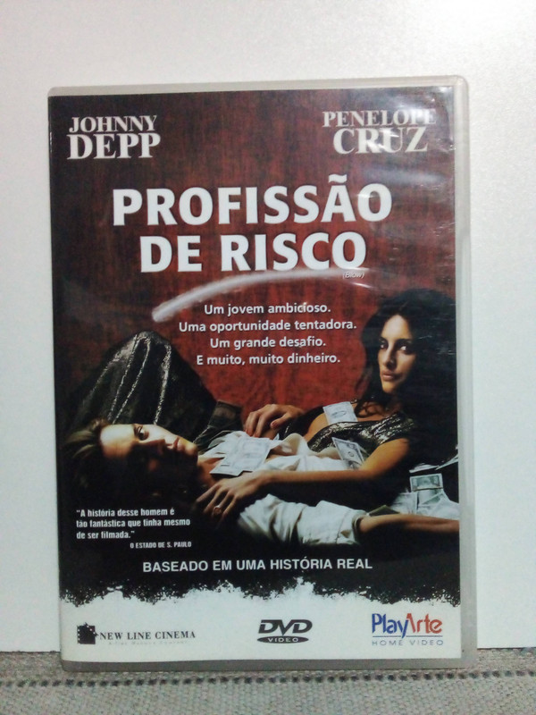 Dvd Profissão De Risco - Johnny Depp - Penelope Cruz - St24 - Ag25