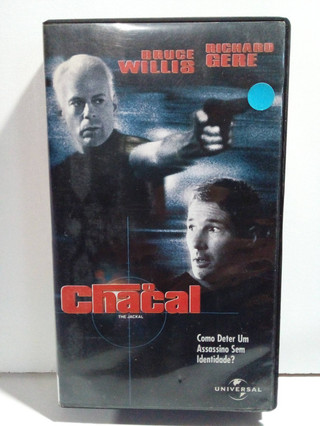 Fita Vhs O Chacal - Bruce Willis - St24 - Ag25