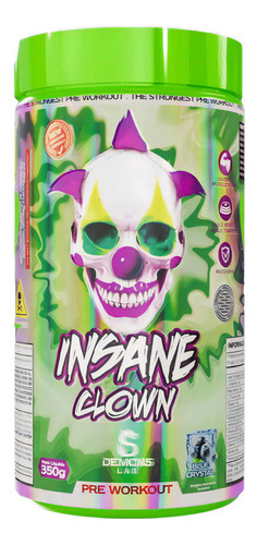 Suplemento Em Pó Insane Clown 350g Demons Lab Sabor Blueberr