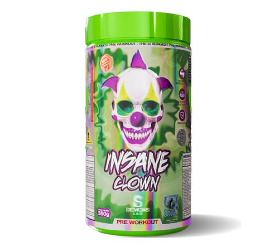 Suplemento Em Pó Insane Clown 350g Demons Lab Sabor Blueberry