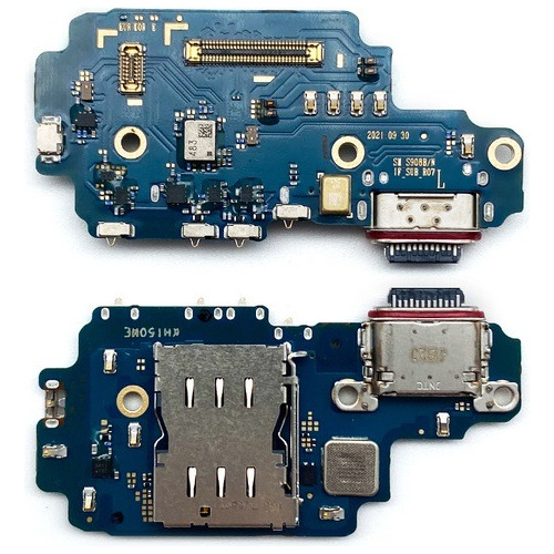 Placa De Carga Conector Galaxy S22 Ultra S908b Pronta Entrega