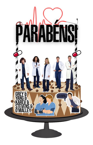 Bolo de Greys Anatomy - Comprar com Melhor Preço em Padaria