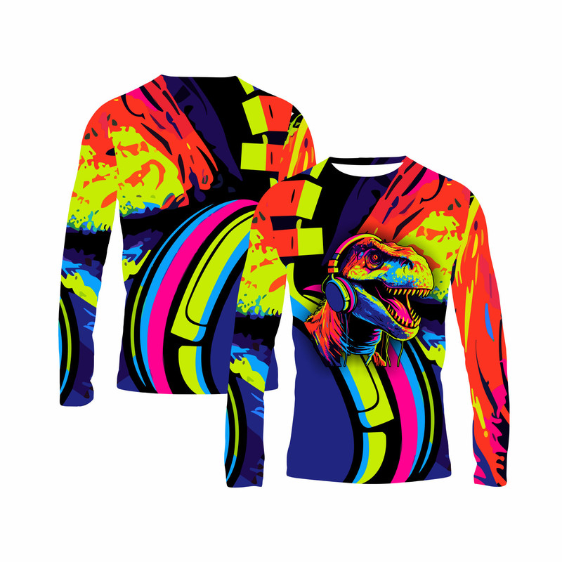 Camiseta Plus Size Manga Longa Masculina Com Proteção Uv +50 Não retem Suor Sublimada Segunda Pele Trilha