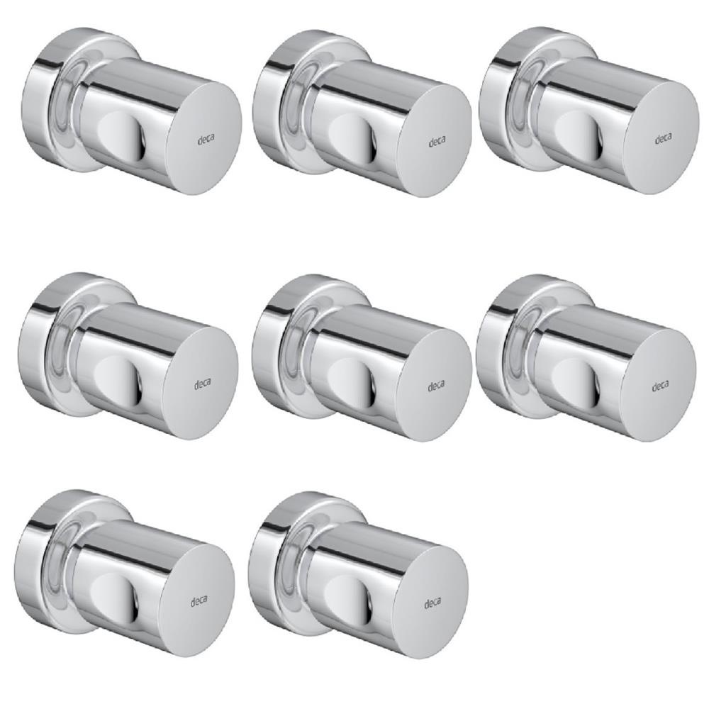 Kit8pcs-Acabamento Registro Decaba Aspen 4900.c35.pq 1/2-3/4