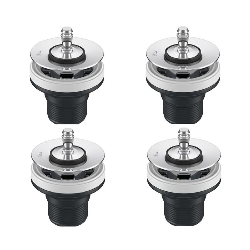 Kit4pcs-Valvula Escoamento Lavatorio Cuba E Bide 1602.c Deca