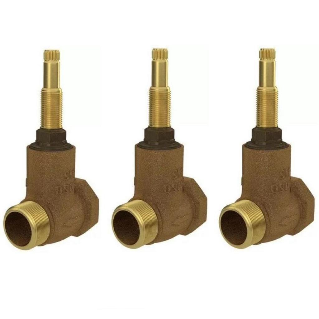 Kit3pcs-base Registro De Pressao 3/4 4416.202 Deca em Oferta na Shopee