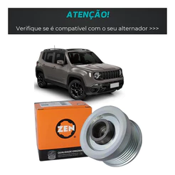 Polia Roda Livre Alternador Jeep Renegade 2.0 16v 15/..