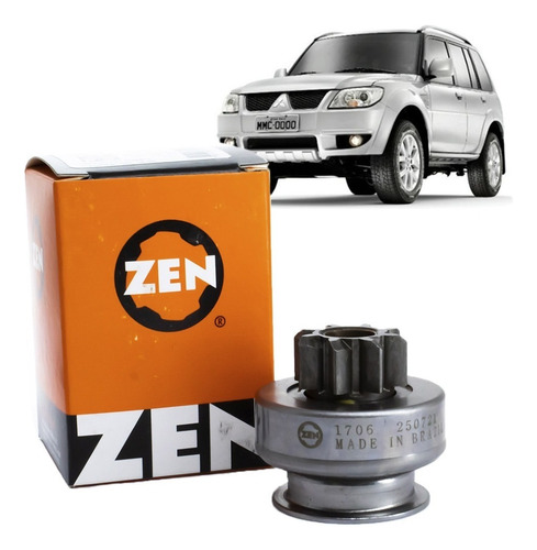 Bendix Impulsor Partida Mitsubishi Pajero Tr4 8 Dentes Mitsu