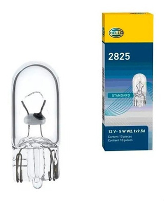 Kit 10 Lampadas Pingao 2825 12v 5w Hella em Oferta na Shopee