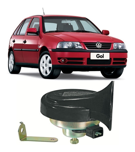 Buzina Caracol 12v Vw Gol/voyage/parati/saveiro/fox 98/ 90mm em Oferta na Shopee