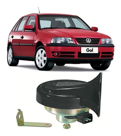 Buzina Caracol 12v Vw Gol/voyage/parati/saveiro/fox 98/ 90mm