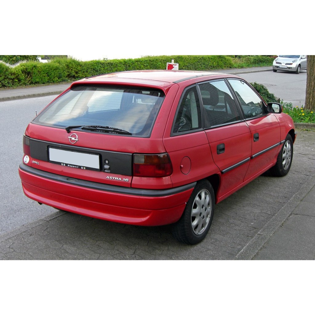 Emblema Logotipo Opel Astra Belga 1995 Astra F Hatchback para Porta Malas - Original da Alemanha